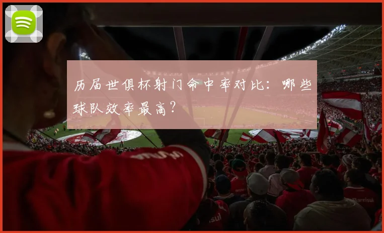 历届世俱杯射门命中率对比:哪些球队效率最高?